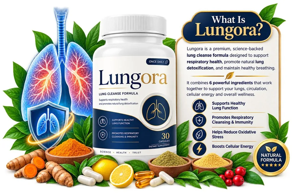 What is Lungora: six ingredients to support lungs, circulation and cellular energy